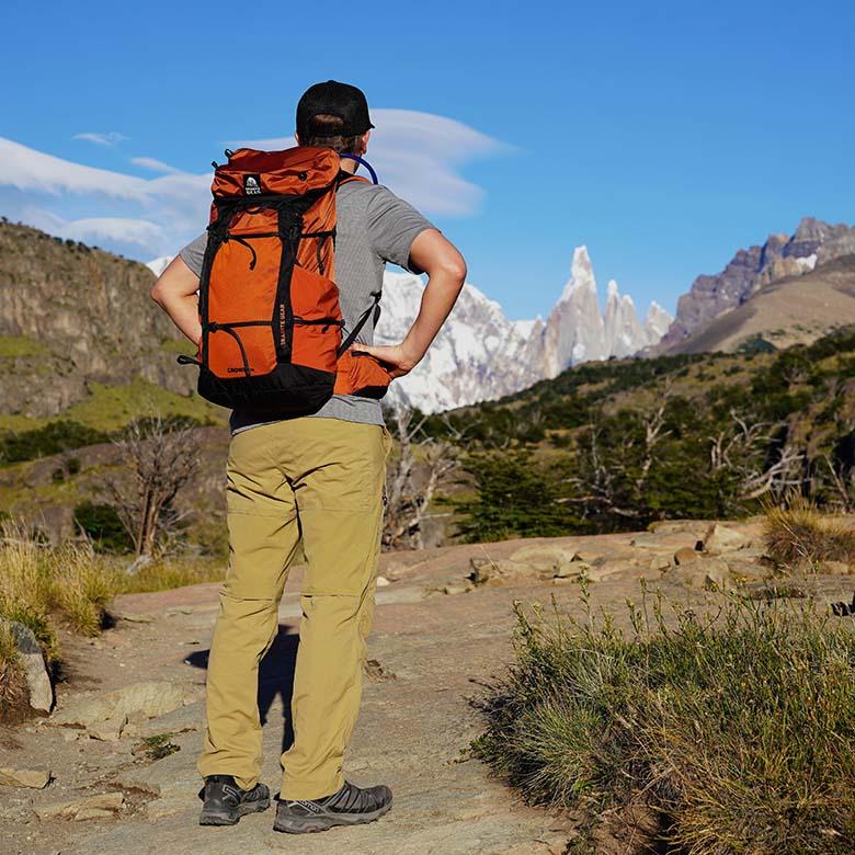 hiking materials and equipment
