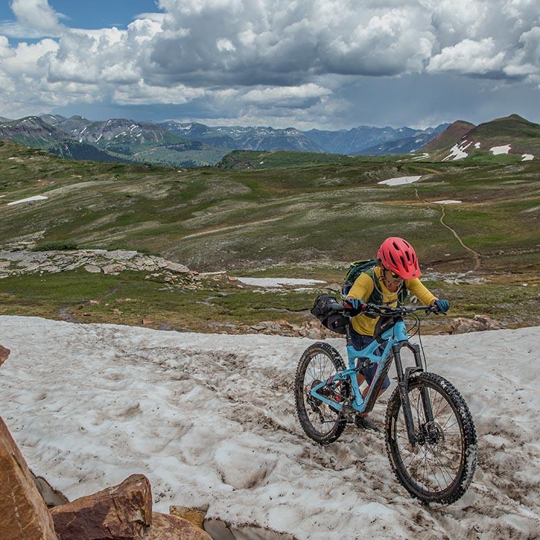 Durango to Moab San Juan Bikepacking Trip (on snow)