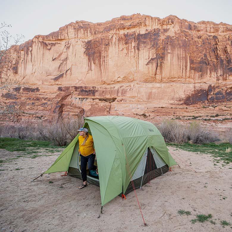 REI Co-op Wonderland 4 Tent (camping in Utah desert)