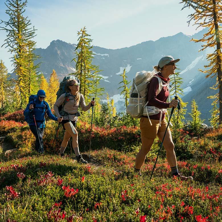 REI Labor Day Sale (backpacking in fall colors)