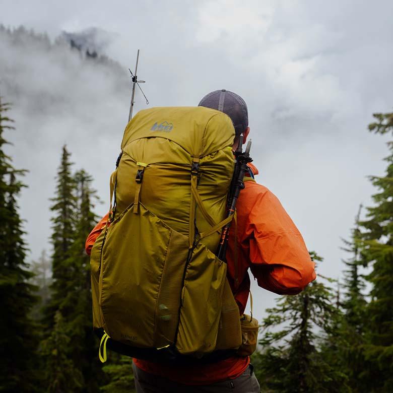 REI Co-op Flash 55 backpack (foggy forest)