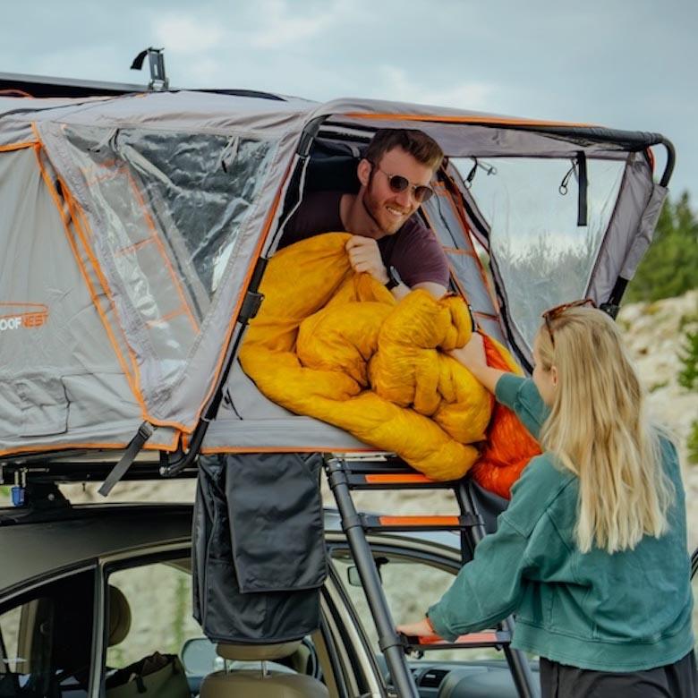 Testing the Rooftnest Condor 2 rooftop tent in Wyoming