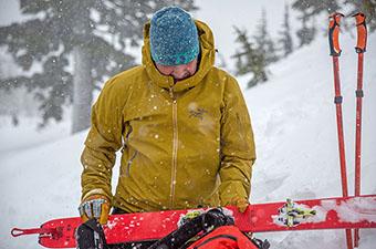Arc'teryx Sabre Jacket (transitioning in backcountry)