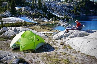 best travel tent for backpacking Backpacking checklist (tent set up by lake)
