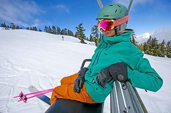 Black Diamond Guide Gloves (riding chairlift)