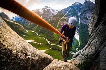 Climbing rope (rappelling)