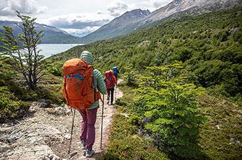 Gregory Jade 63 backpacking pack (hiking in Patagonia)