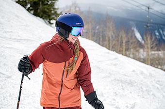 Outdoor Research Tungsten Jacket (smiling on ski run)