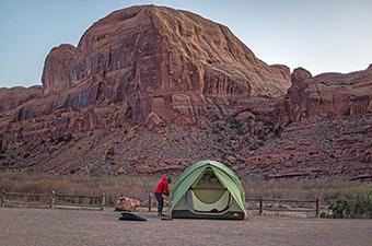 REI Co-op Wonderland 4 Tent (pitched in Utah desert)
