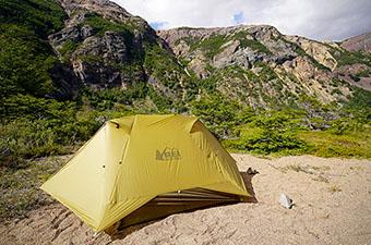 REI Co-op Flash Air 2 backpacking tent (mountain views)