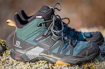 Salomon X Ultra 4 Mid hiking boot (closeup)