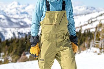 cheap mens snow bibs