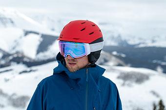 Smith 4D Mag snow goggles (full view of goggles)