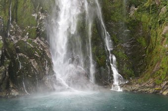 Waterfall Milford Sound