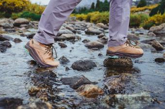 Waterproof Hiking Boots (water crossing in Altra hiking boots)