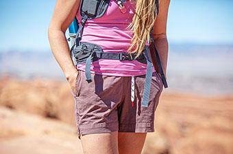 Women's hiking shorts (Topo Designs Dirt Short)
