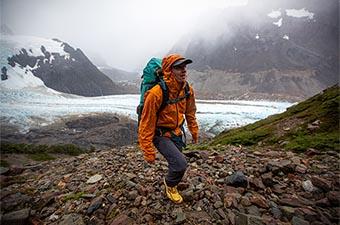 Rain Jacket (hiking above glacier)