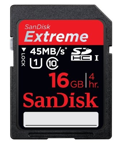 SanDisk Extreme memory card