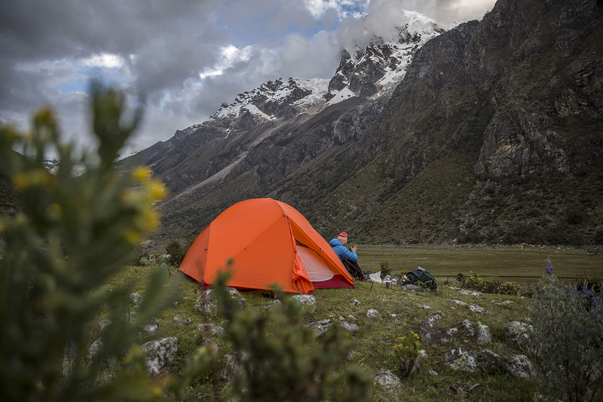 4-season tent (MSR Access 2 pitched in Peru)