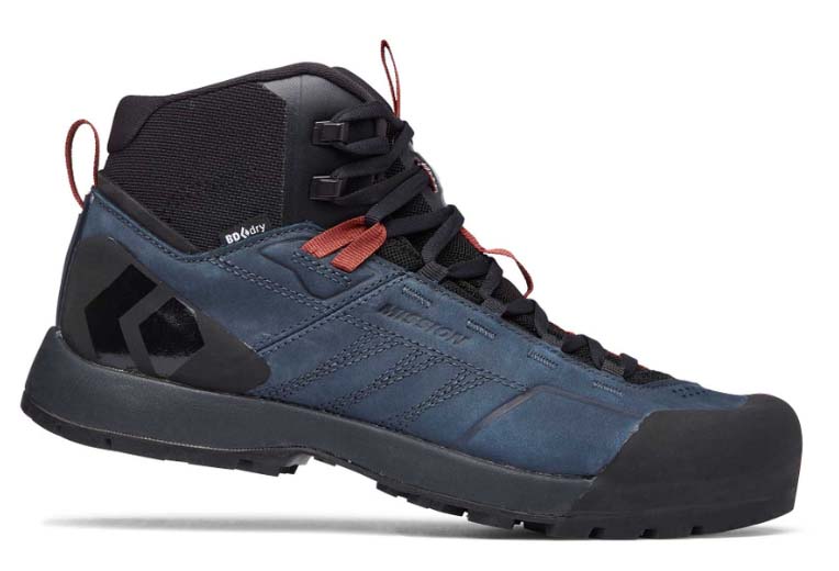 Black Diamond Mission Leather Mid WP approach shoe